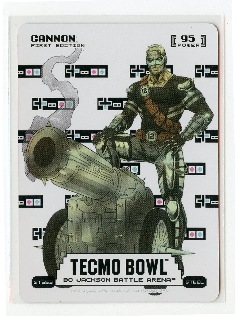Cannon Tecmo Bowl Bo Jackson Battle Arena Sore Thumb 95 Steel ST653 2026 Foil